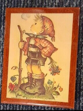 Vintage Hummel Wood Music Box